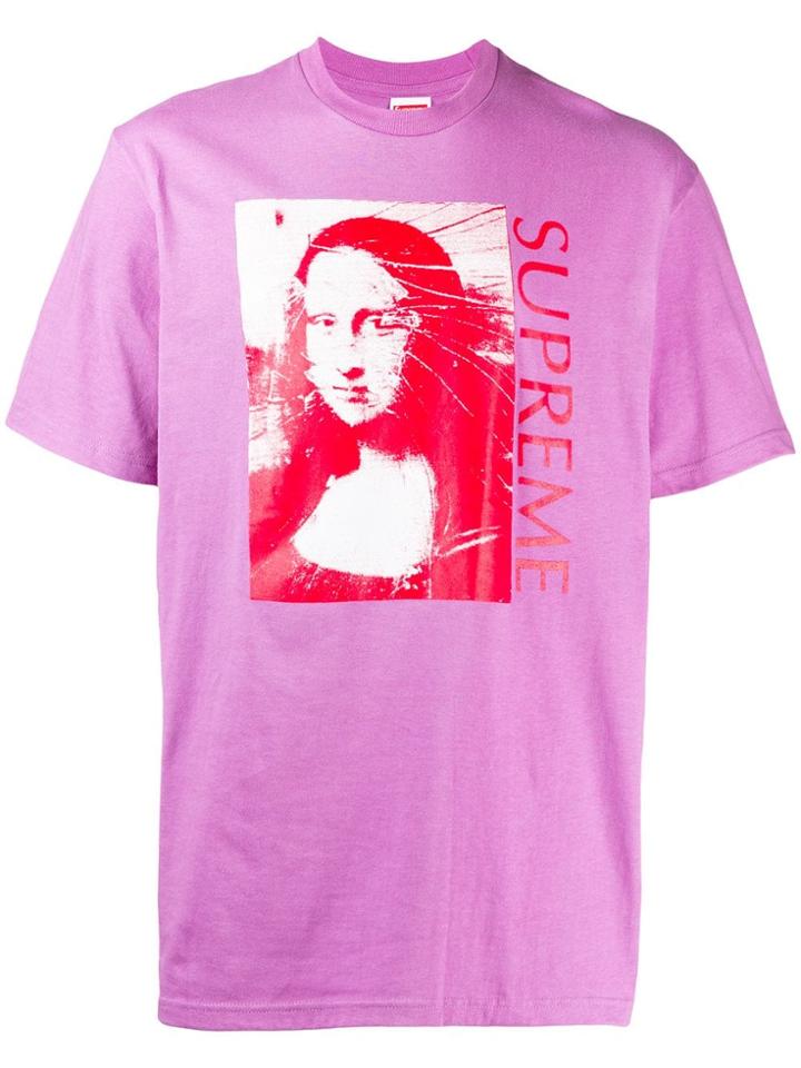 Supreme Mona Lisa T-shirt - Purple