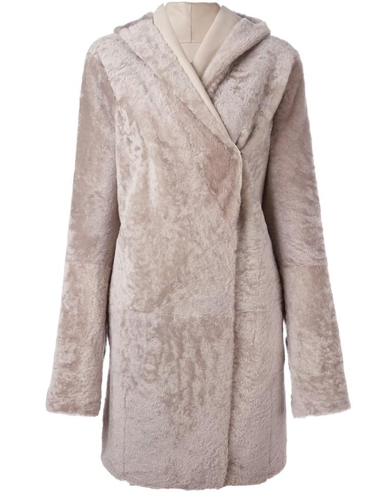 Sylvie Schimmel 'cortina' Coat, Women's, Size: 38, Grey, Sheep Skin/shearling