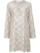 Sophie Theallet Guipure Lace Kaftan, Women's, Size: 10, Nude/neutrals, Polyester