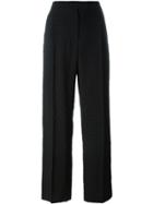 Alexander Mcqueen Fil Coupé Palazzo Pant - Black