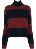 Ps Paul Smith Large Stripes Jumper - Blue