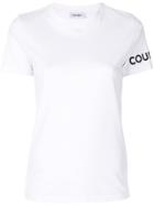 Courrèges Logo Print T-shirt - White