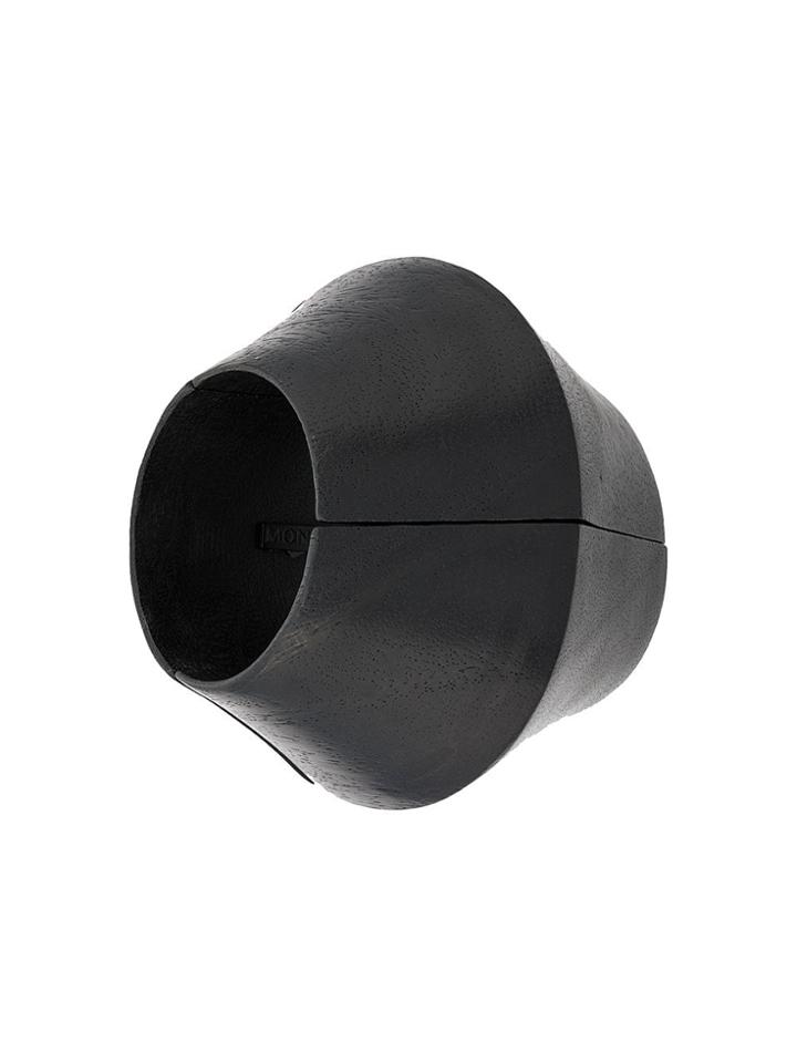 Monies Slip-on Wood Bracelet - Black