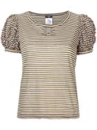 Chanel Vintage Striped T-shirt - Brown