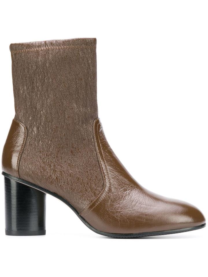 Stuart Weitzman Margot 75 Booties - Brown