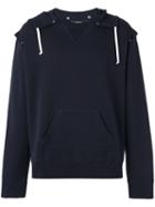 Maison Margiela - Oversize Hooded Sweatshirt - Men - Cotton - 48, Blue, Cotton