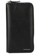 Burberry Long Zip Around Wallet - Black