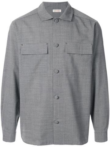 Education From Young Machines Woven Shirt - Grey