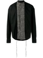 Haider Ackermann Sequinned Panel Shirt - Black