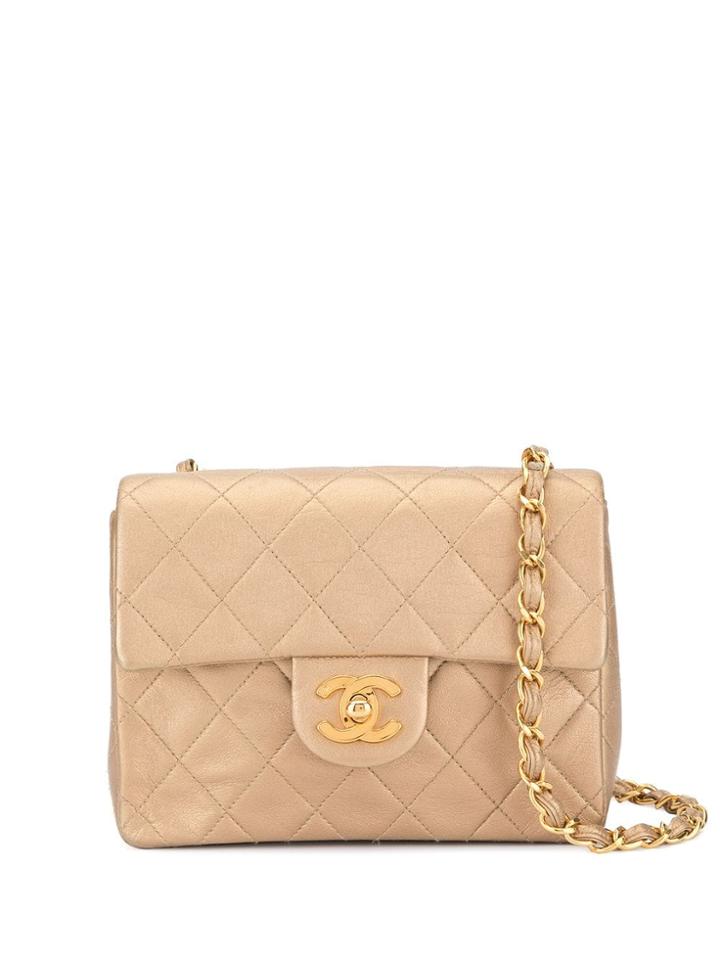 Chanel Pre-owned Cc Logos Single Chain Shoulder Bag - Neutrals