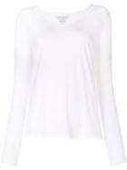 Majestic Filatures V-neck Sweater - White