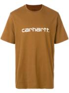 Carhartt Logo T-shirt - Brown