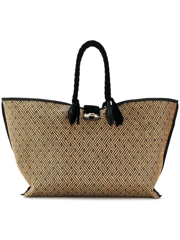 Jimmy Choo Marianne Shopper Bag - Black