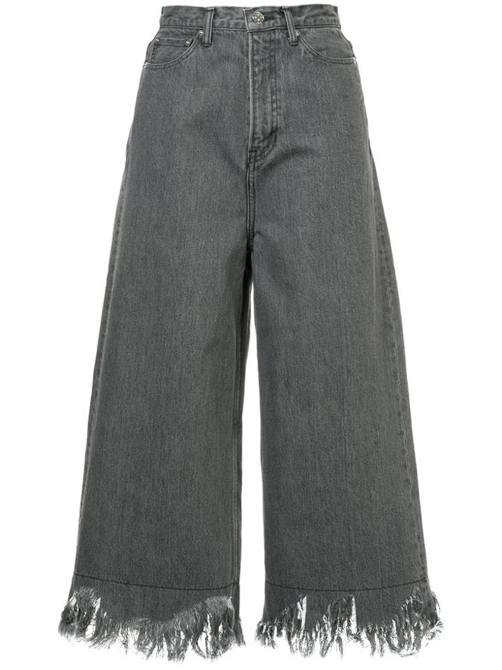 Massimo Alba Cropped Trousers - Grey