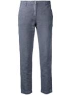 Massimo Alba Cropped Trousers - Grey