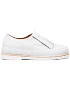 Robert Clergerie Tania 30 Leather Flats - White