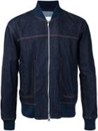 Cerruti 1881 Denim Bomber Jacket - Blue