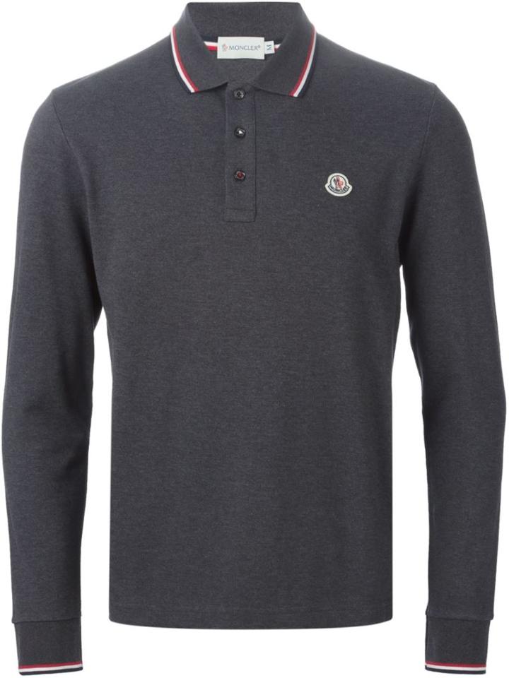 Moncler Long Sleeve Polo Shirt