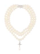Vivienne Westwood Orb Drop Necklace - White
