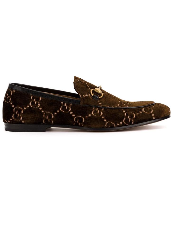 Gucci Gg Horsebit Loafers - Brown