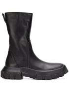 Rick Owens Tractor Zipped Boots - Black