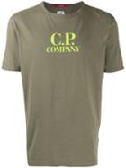 Cp Company Fluro Logo T-shirt - Green
