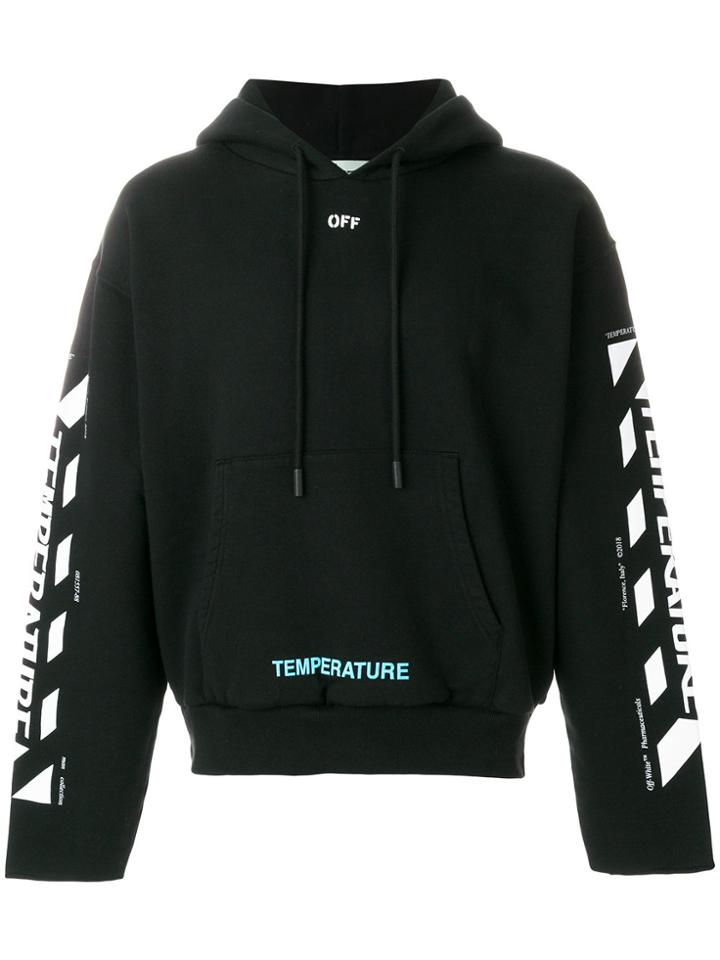 Off-white Temperature Hoodie - Black