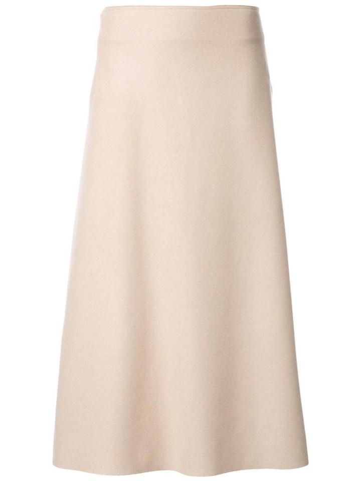 Studio Nicholson Midi A-line Skirt, Women's, Size: 2, Brown, Polyamide/cashmere/virgin Wool