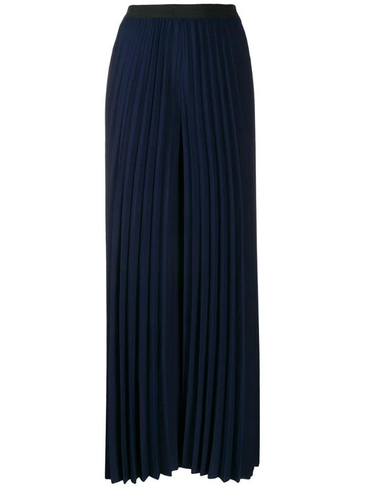 Fabiana Filippi Pleated Maxi Skirt - Blue