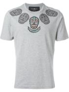 Hydrogen Embroidered Skull T-shirt