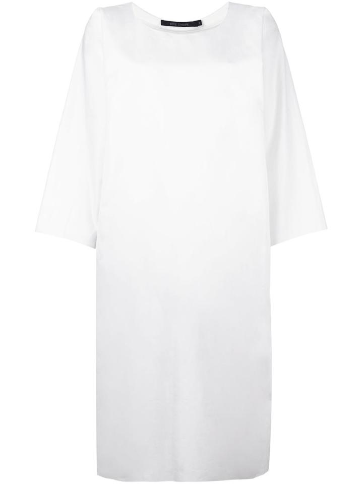 Sofie D'hoore 'driver' Dress, Women's, Size: 38, White, Cotton/linen/flax