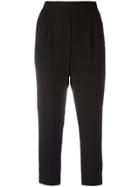 Steffen Schraut Cropped Trousers - Black