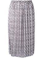Isabel Marant Étoile Jacquard Skirt, Women's, Size: 40, White, Polyester