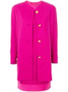 Versace Vintage Day Coat & Mini Dress - Pink & Purple