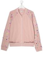 Stella Mccartney Kids Teen Sequin Zip-up Track Jacket - Pink