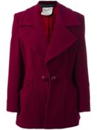Jean Louis Scherrer Vintage Boxy Jacket, Women's, Size: 40, Pink/purple