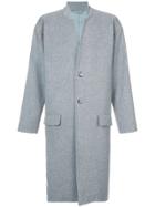 John Elliott Single Breasted Coat - Grey