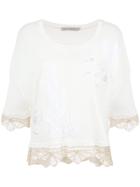 Martha Medeiros Lace Inserts Blouse - Unavailable