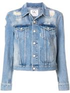 Quantum Courage La Vie En Rose Denim Jacket - Blue