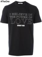 Givenchy Power Of Love Short Sleeve T-shirt, Men's, Size: Xl, Black, Cotton