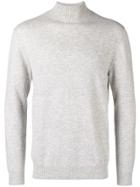 N.peal Turtleneck Fitted Sweater - Grey