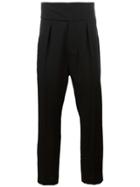Ann Demeulemeester Tailored Drop-crotch Trousers - Black