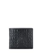 Gucci Monogram Pattern Padded Wallet - Black