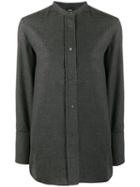 Aspesi Loose-fit Wool Shirt - Grey
