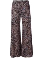 Raquel Allegra - Wide Leg Flared Trousers - Women - Silk - 0, Silk