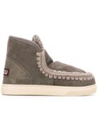 Mou Shearling Snow Boots - Grey