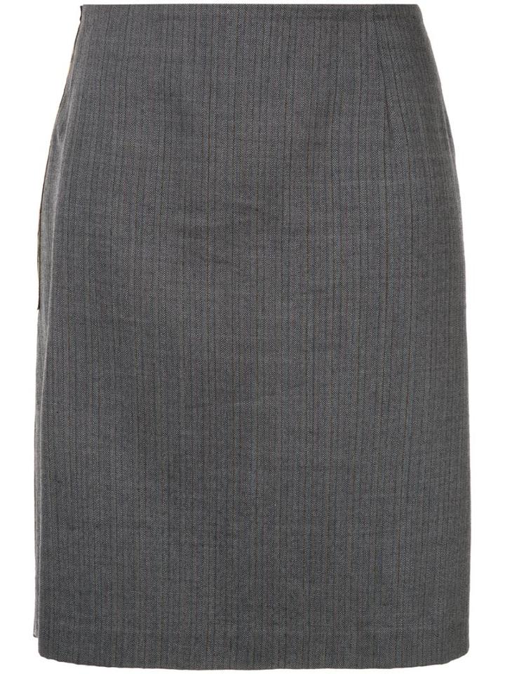 Comme Des Garçons Pre-owned Camouflage Patch A-line Skirt - Grey