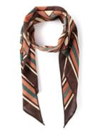 Biba Vintage Striped Print Scarf, Women's