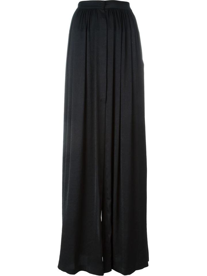 Ann Demeulemeester Pleated Front Maxi Skirt