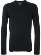 Ann Demeulemeester Ribbed Longsleeved T-shirt, Men's, Size: M, Black, Spandex/elastane/cotton